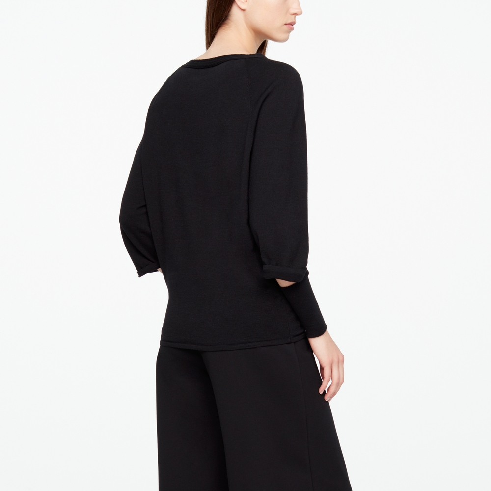 Sarah Pacini PULL MÉRINO - COL BATEAU Derrière