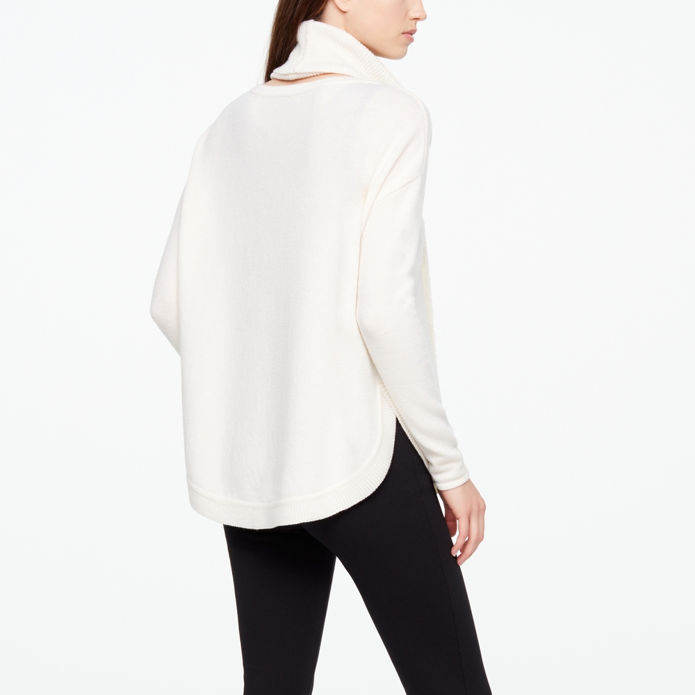 Sarah Pacini PULL MÉRINO - BORDS ARRONDIS Derrière