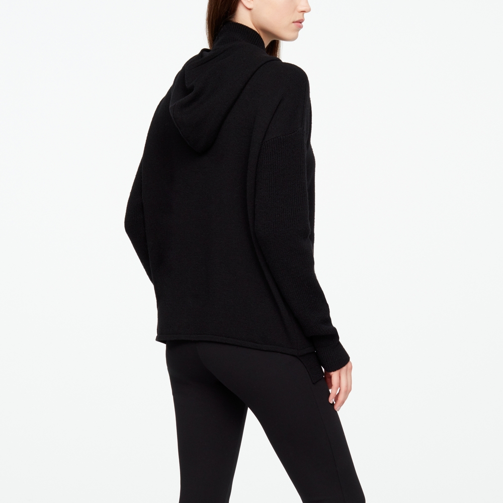 Sarah Pacini MERINO CARDIGAN - BOMBER Rück