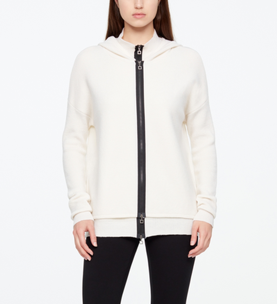 Sarah Pacini BOMBER - MÉRINO De face