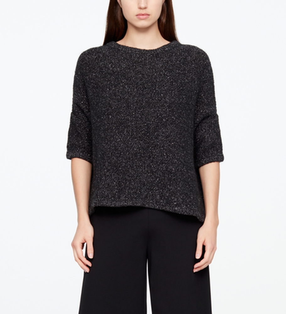 Sarah Pacini PULL CHINÉ - MANCHES COURTES De face