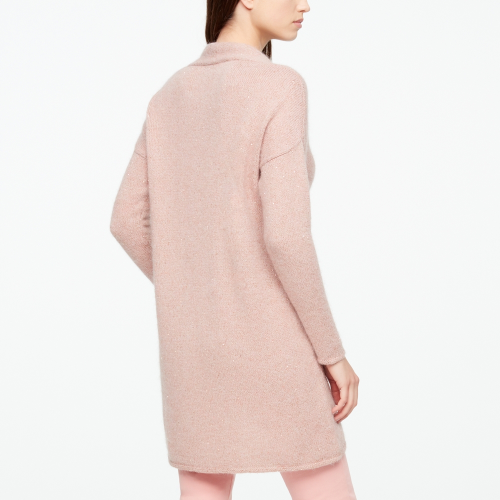 Sarah Pacini CARDIGAN LONG - EFFET LUMIÈRE Derrière