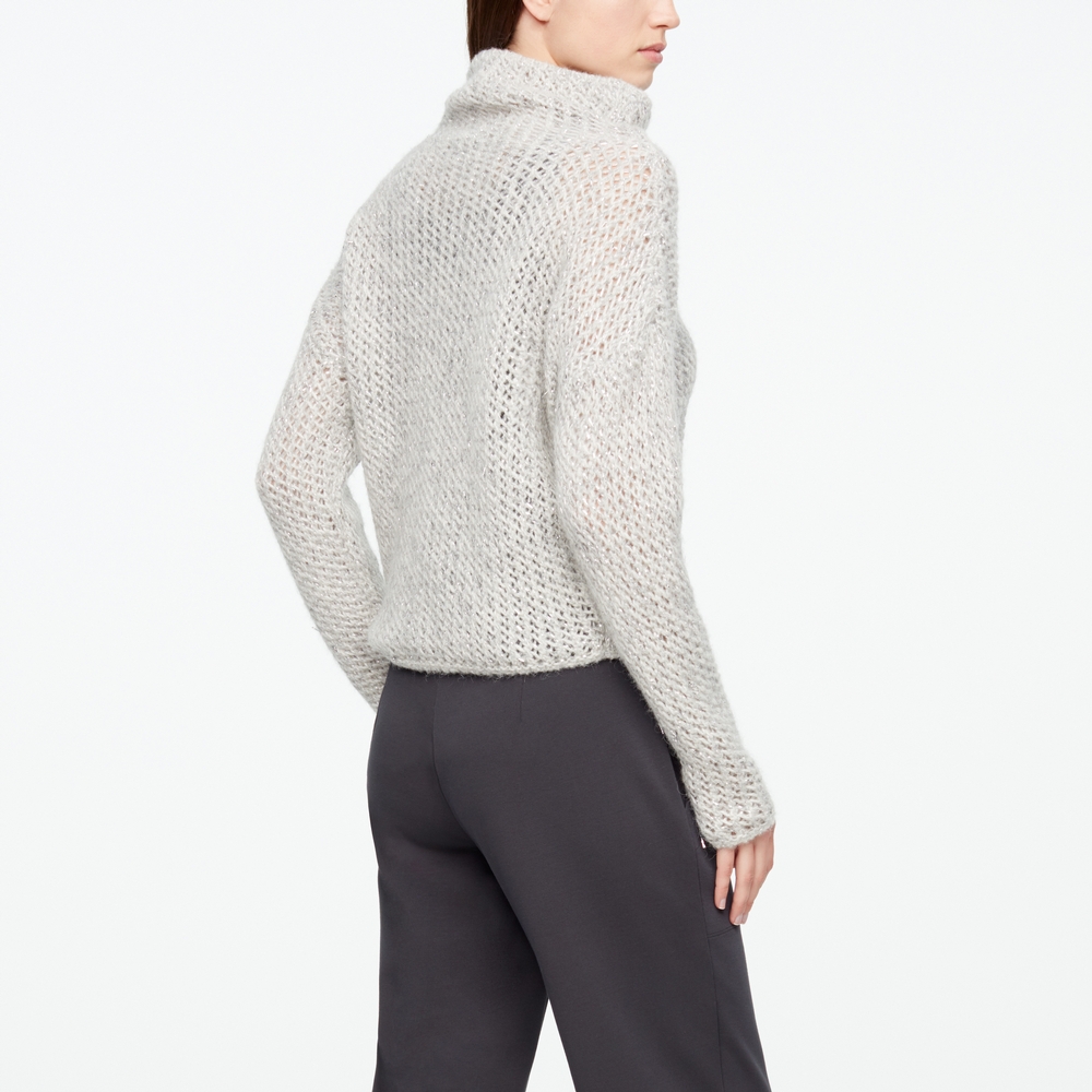 Sarah Pacini PULL BABY ALPACA - COL BÉNITIER Derrière