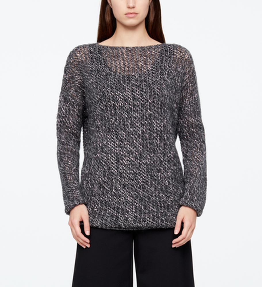 Sarah Pacini PULL BABY ALPACA - IRIDESCENT De face