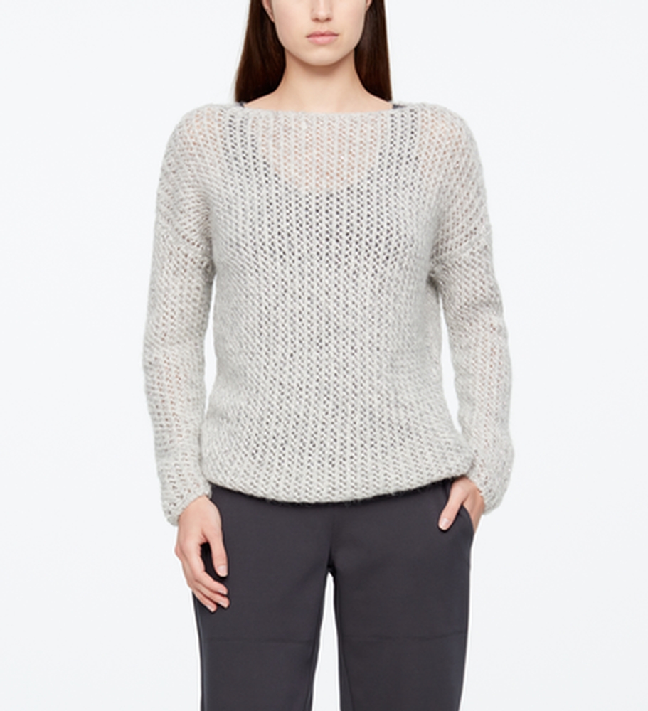 Sarah Pacini PULL BABY ALPACA - IRIDESCENT De face