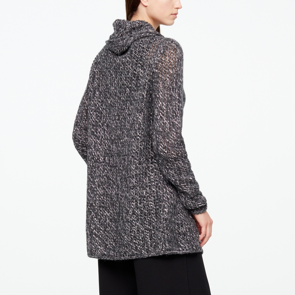 Sarah Pacini CARDIGAN BABY ALPACA - IRIDESCENT Derrière