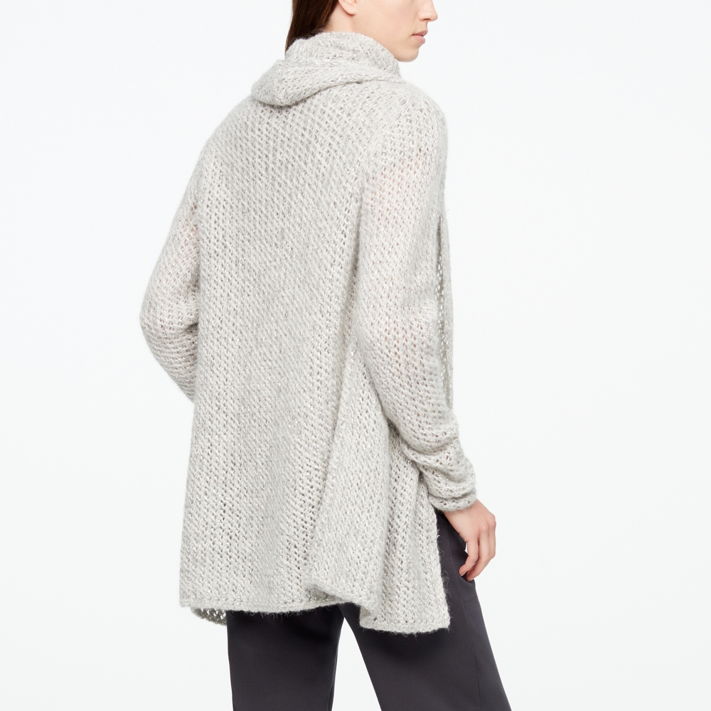 Sarah Pacini CARDIGAN BABY ALPACA - IRIDESCENT Derrière