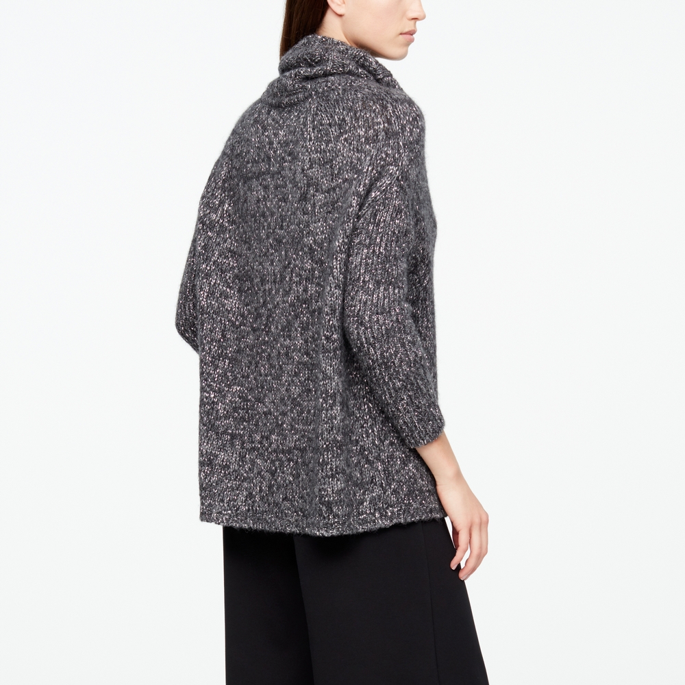 Sarah Pacini PULL CHINÉ - CÔTES Derrière