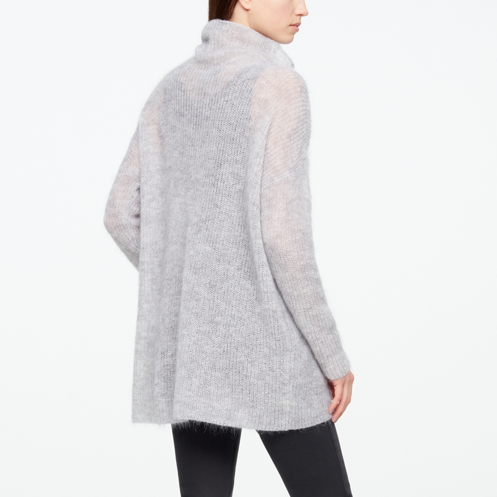 Sarah Pacini LONG PULL MOHAIR - POCHES Derrière