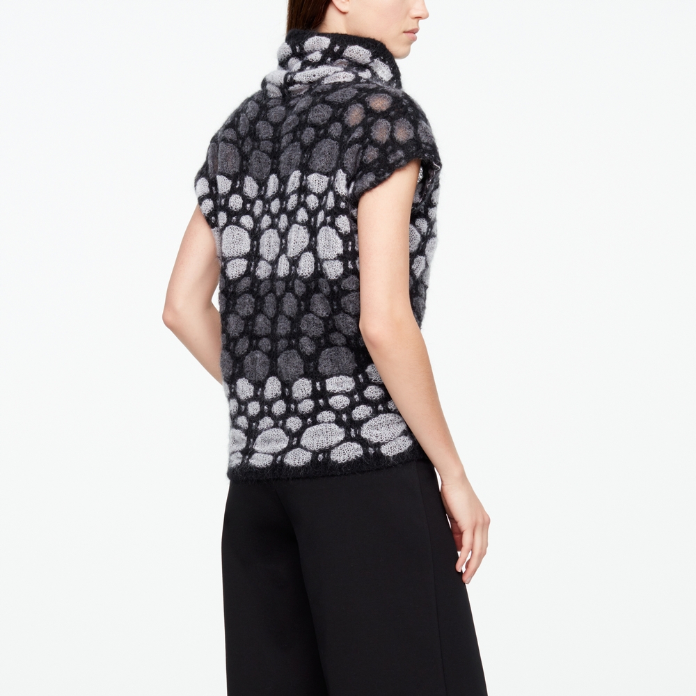 Sarah Pacini PULL MOHAIR - MANCHERONS Derrière