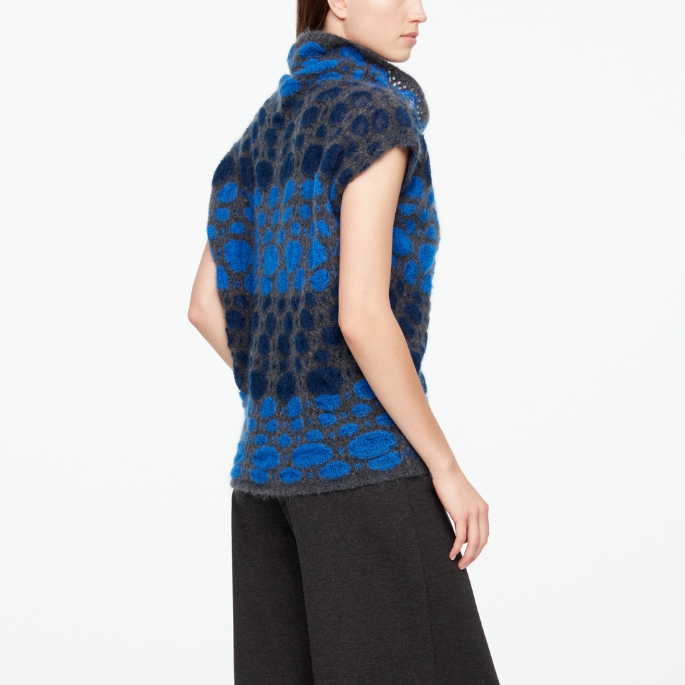 Sarah Pacini PULL MOHAIR - MANCHERONS Derrière