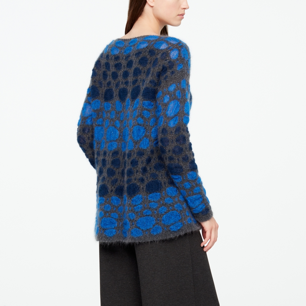 Sarah Pacini PULL MOHAIR - COL BATEAU Derrière