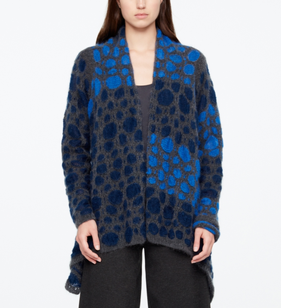 Sarah Pacini CARDIGAN MOHAIR - JACQUARD De face