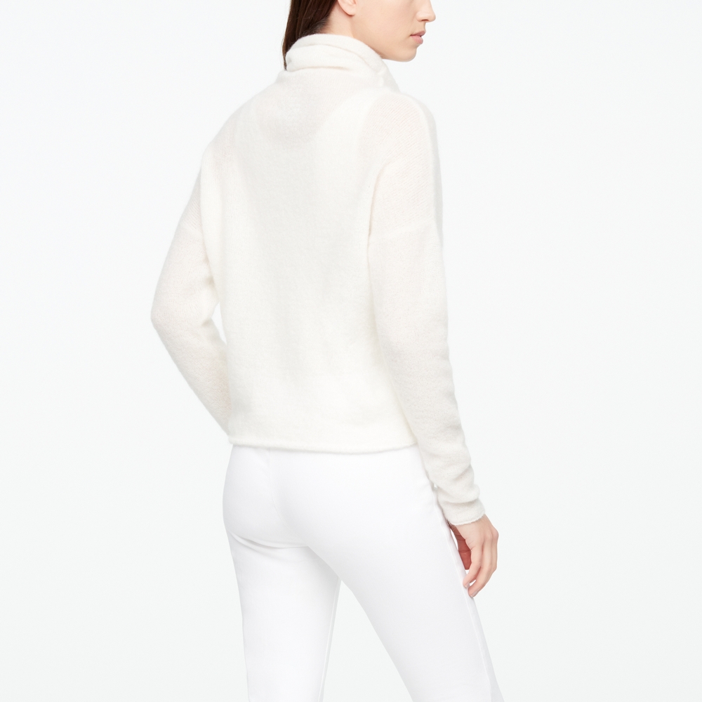 Sarah Pacini PULL COURT - MOHAIR-MÉRINO Derrière