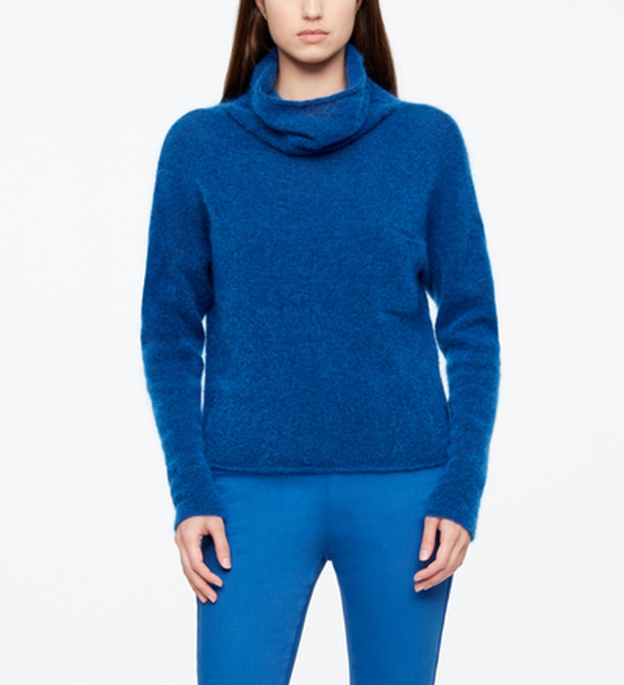 Sarah Pacini MOHAIR-MERINO-PULLOVER - KURZ Vorne