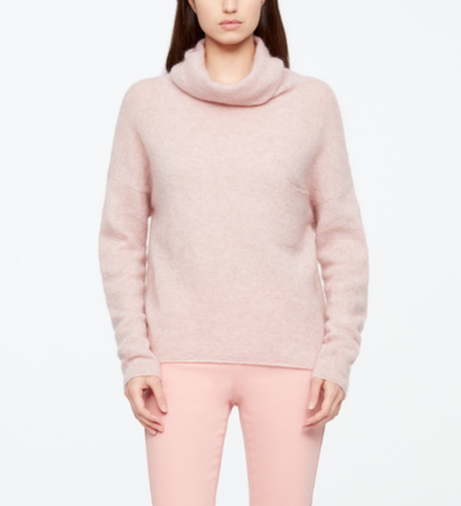 Sarah Pacini PULL COURT - MOHAIR-MÉRINO De face
