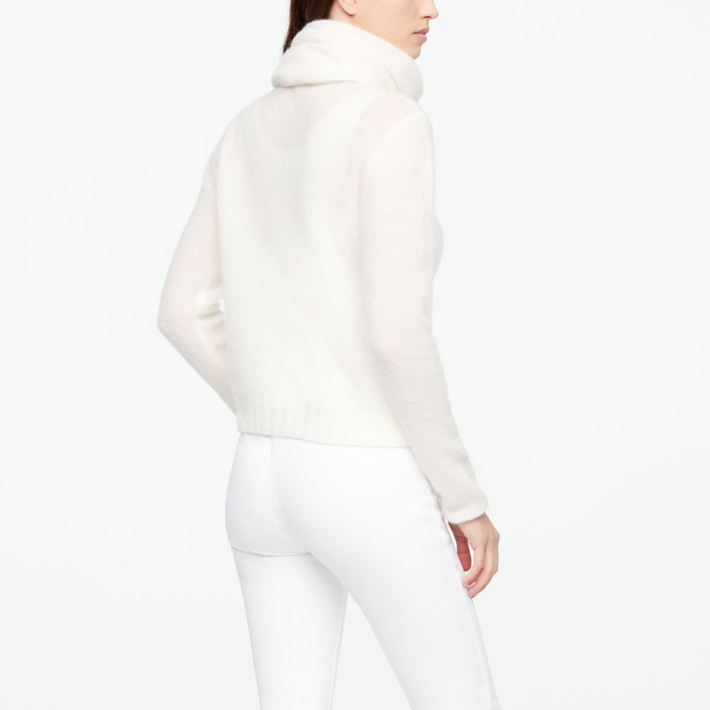 Sarah Pacini PULL -ÉCHARPE - MOHAIR Derrière