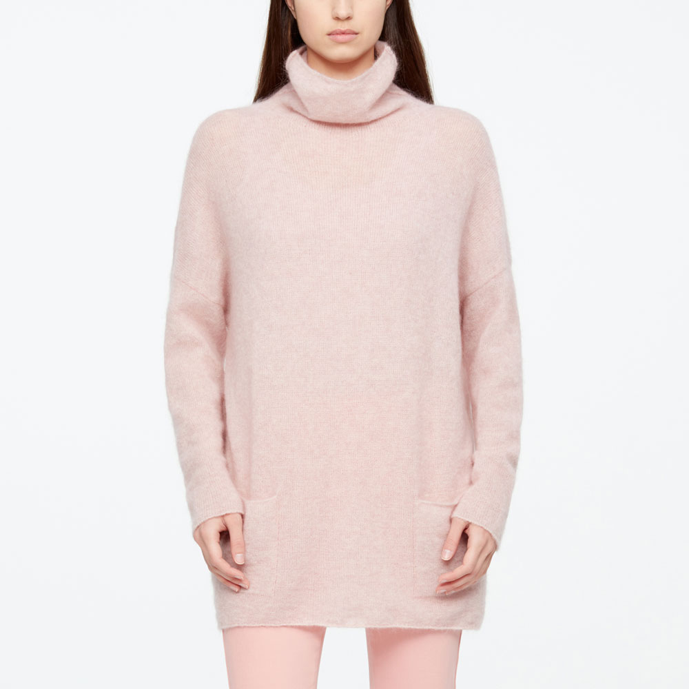 Sarah Pacini MOHAIR-MERINO-PULLOVER - TASCHEN Vorne