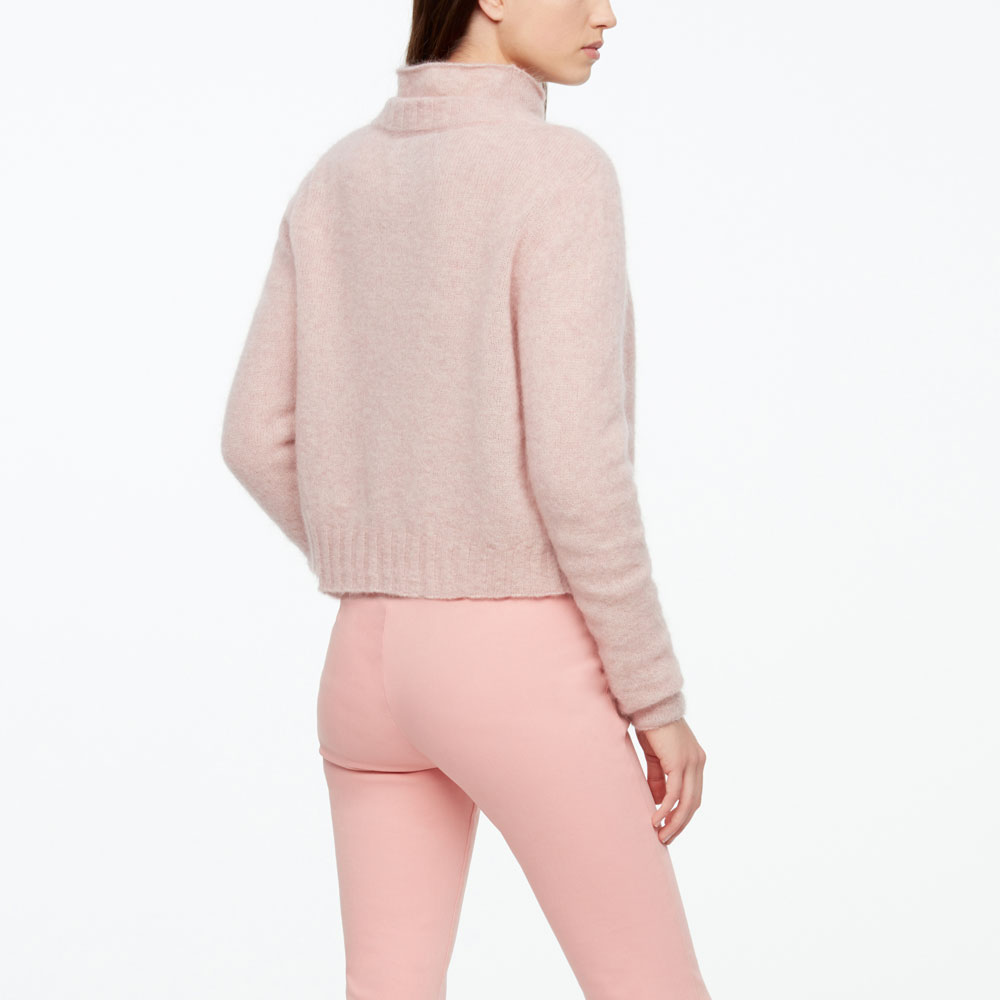 Sarah Pacini CARDIGAN COURT - MOHAIR-MÉRINO Derrière