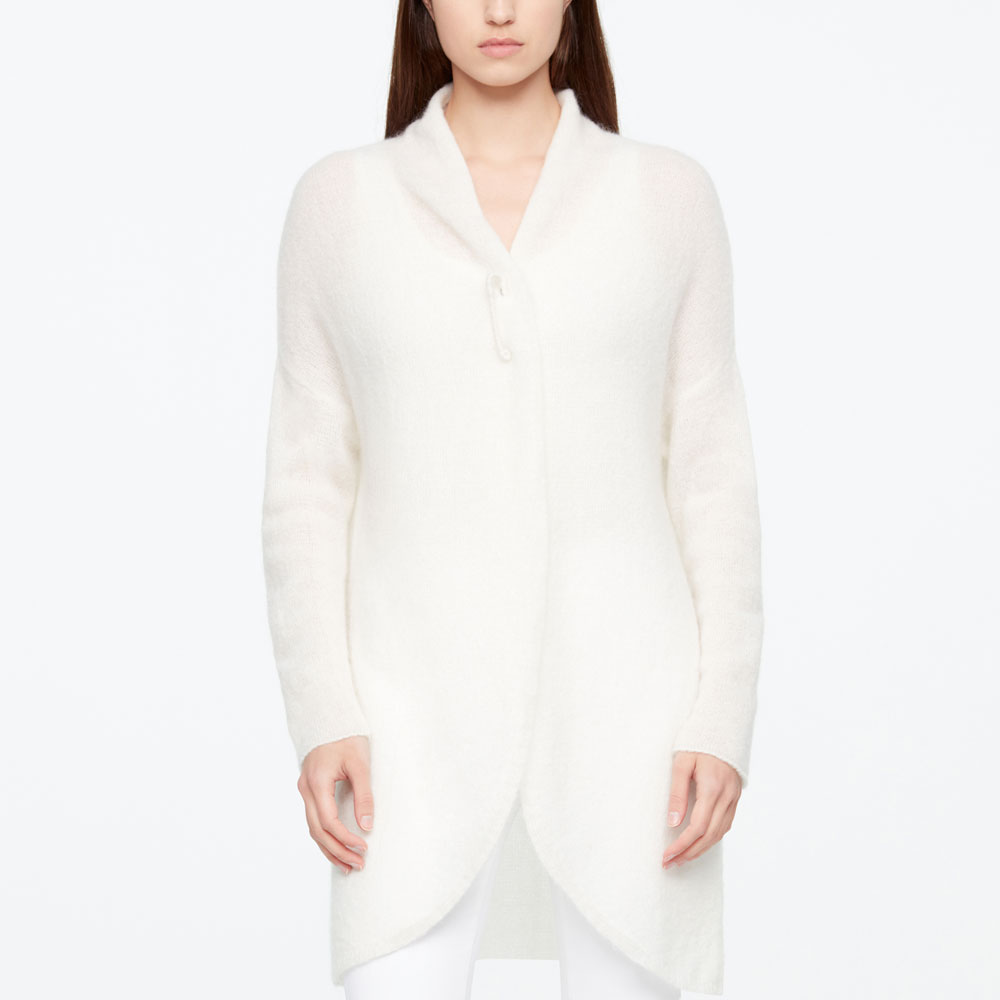 Sarah Pacini CARDIGAN LONG - MOHAIR-MÉRINO De face