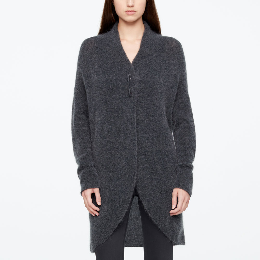 Sarah Pacini CARDIGAN LONG - MOHAIR-MÉRINO De face