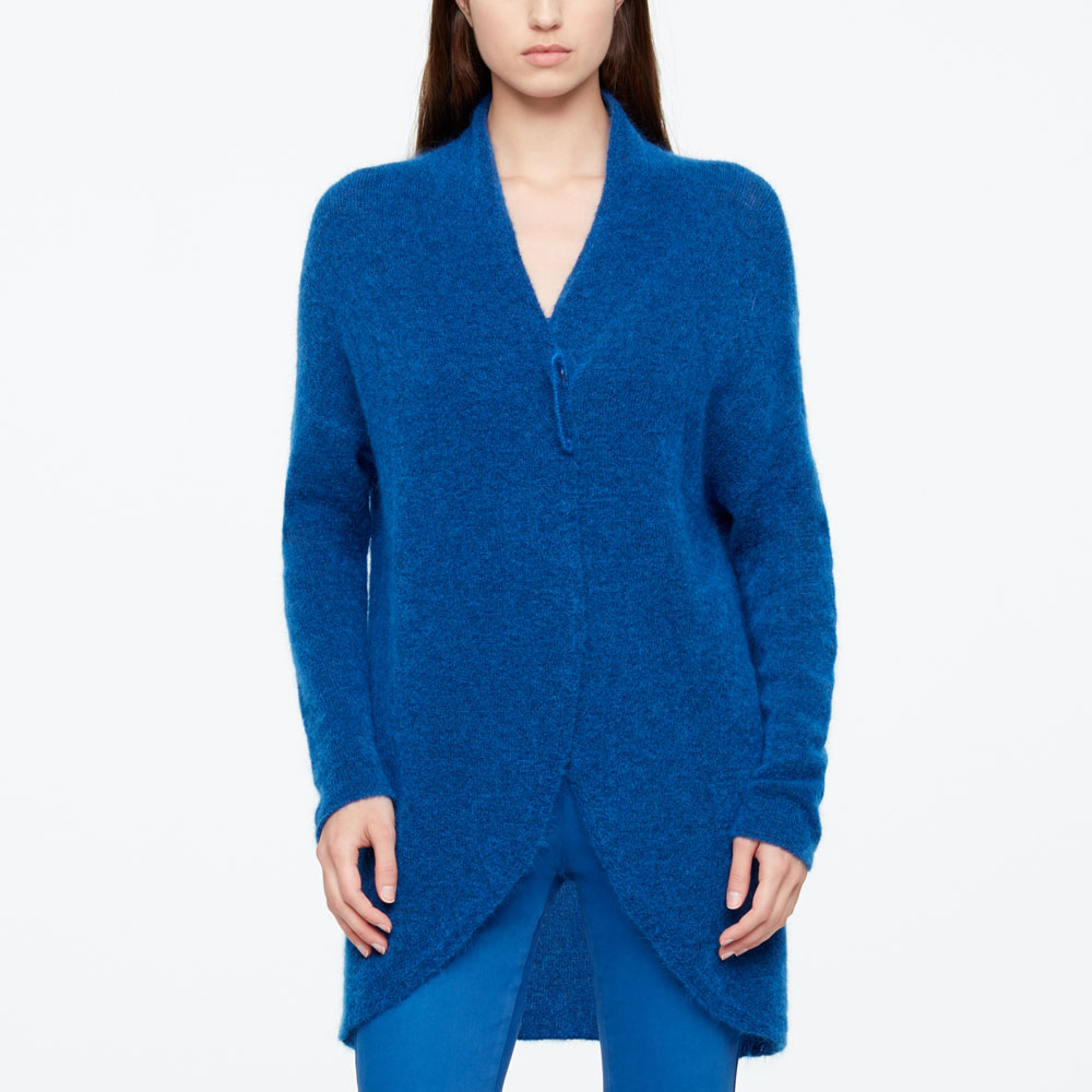 Sarah Pacini CARDIGAN LONG - MOHAIR-MÉRINO De face