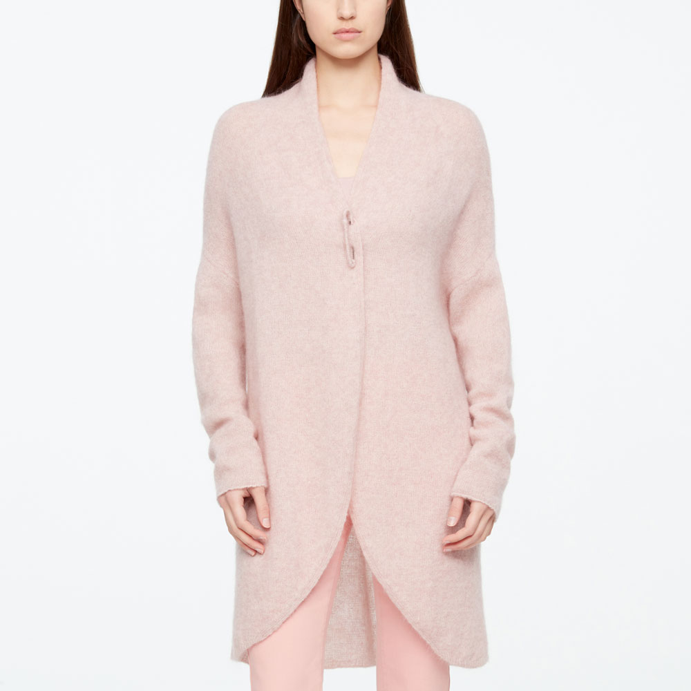 Sarah Pacini CARDIGAN LONG - MOHAIR-MÉRINO De face
