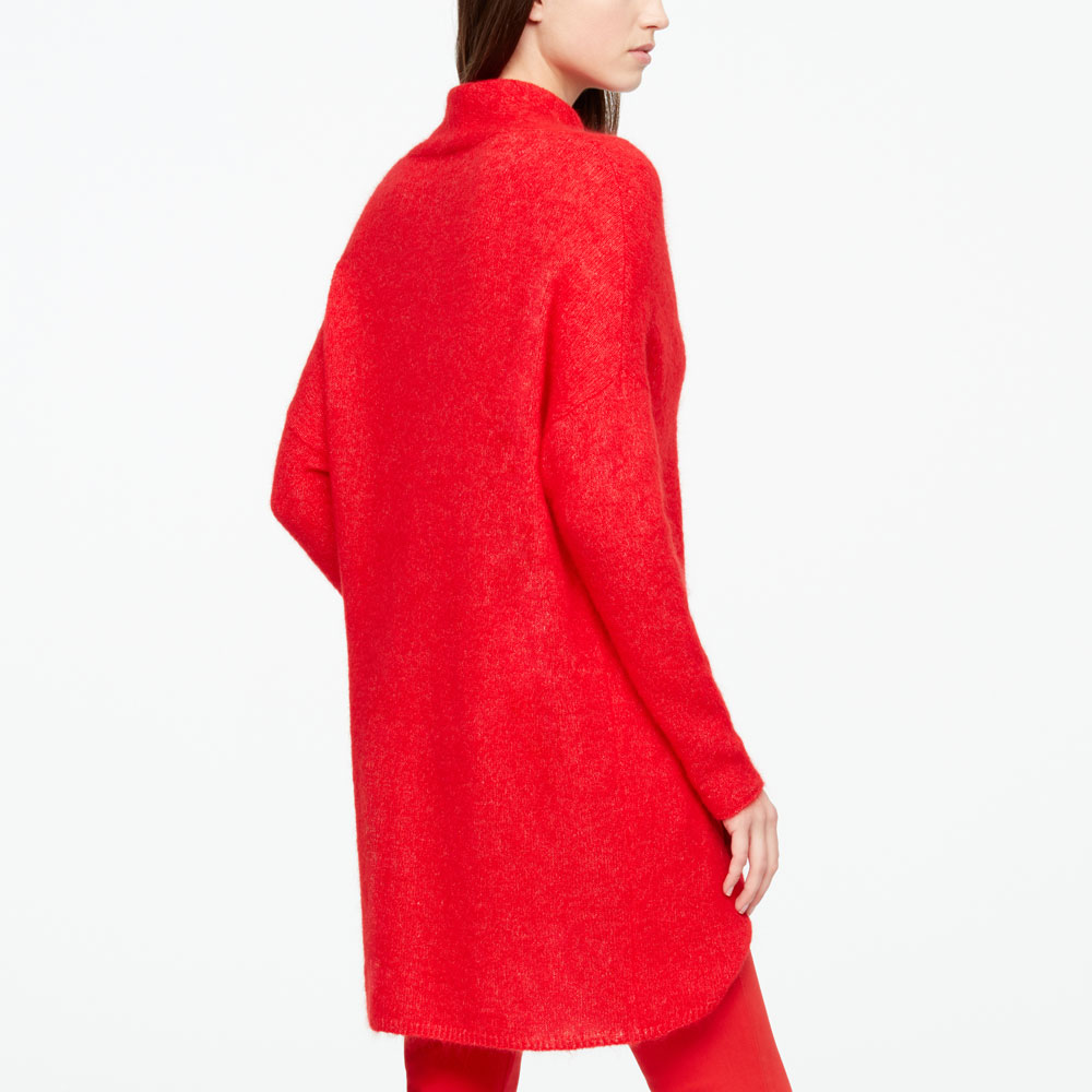 Sarah Pacini CARDIGAN LONG - MOHAIR-MÉRINO Derrière