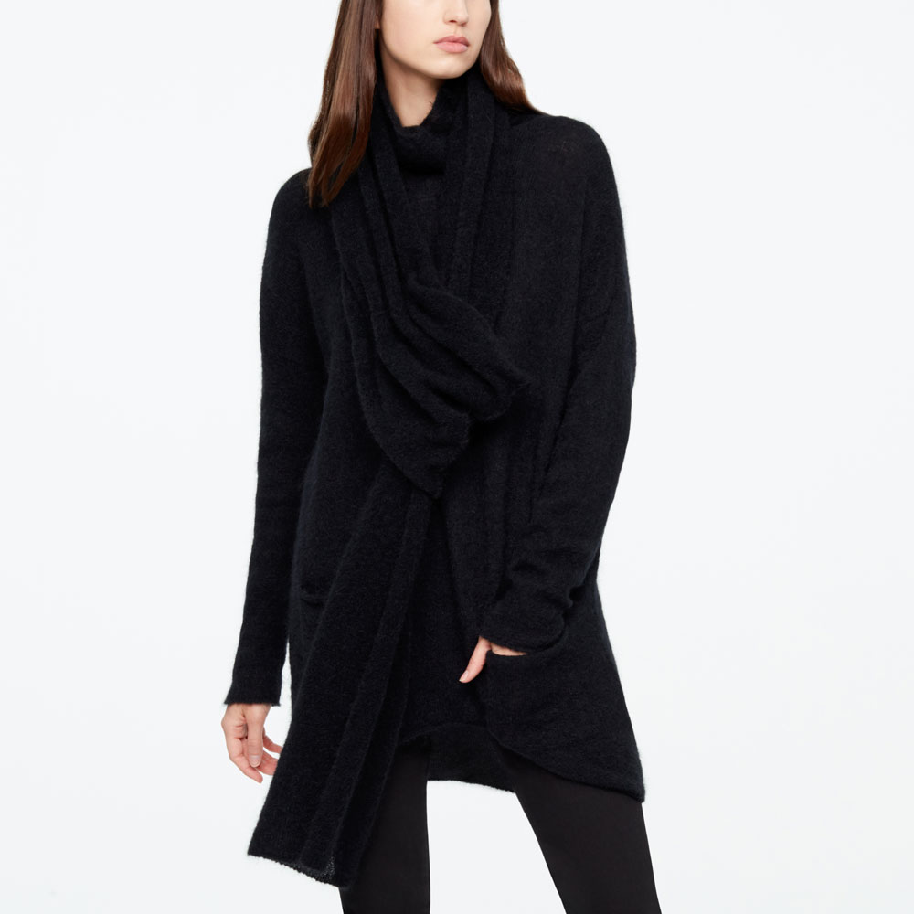 Sarah Pacini ÉCHARPE - MOHAIR-MÉRINO De face