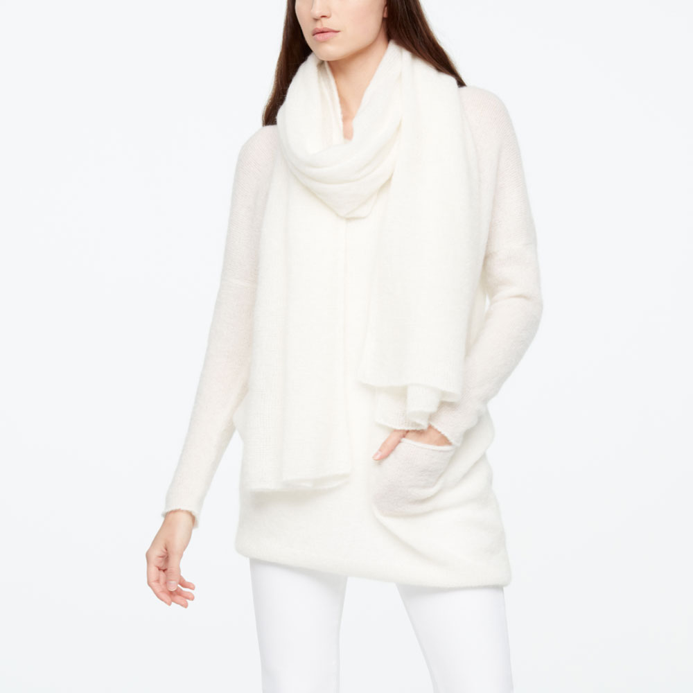 Sarah Pacini ÉCHARPE - MOHAIR-MÉRINO De face