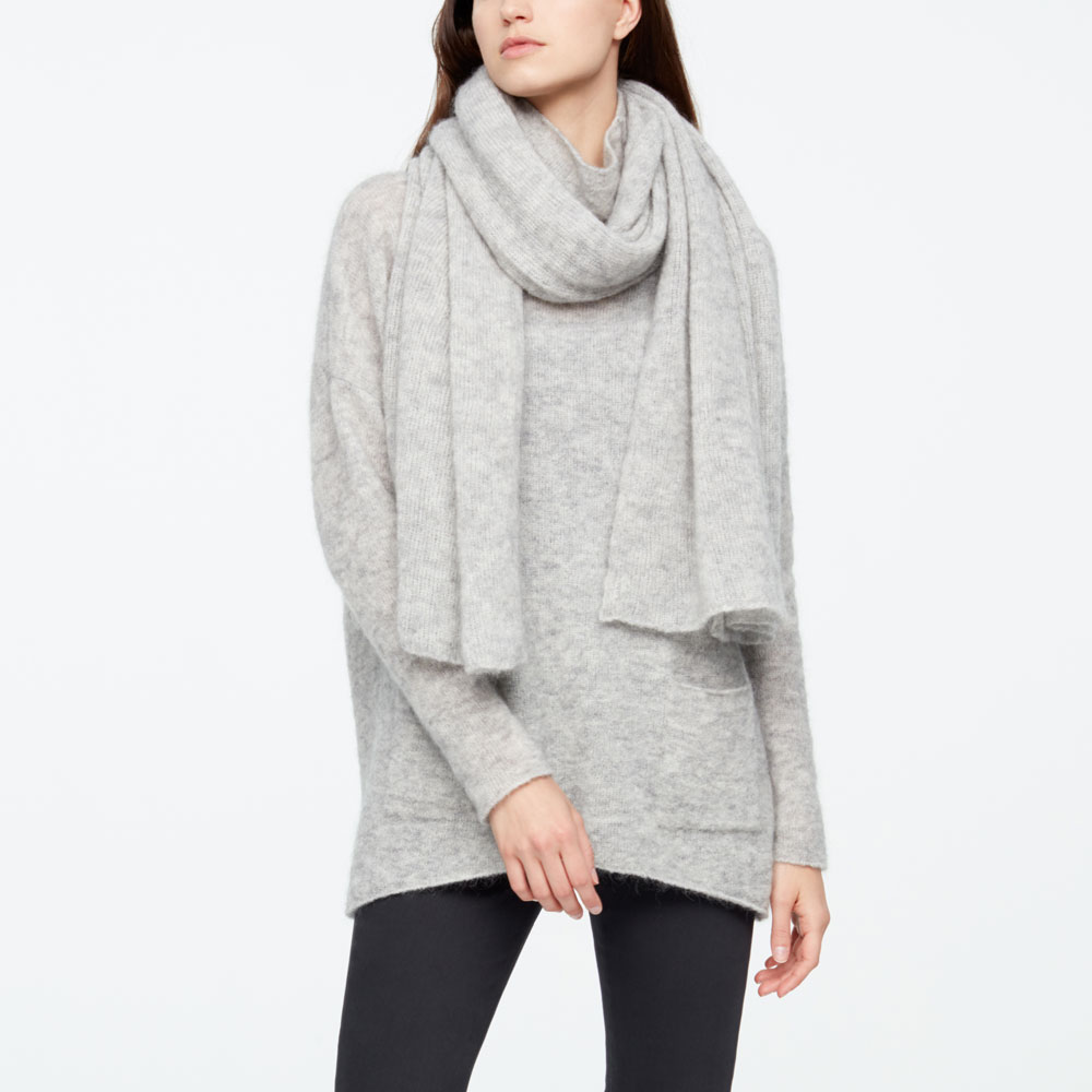 Sarah Pacini ÉCHARPE - MOHAIR-MÉRINO De face