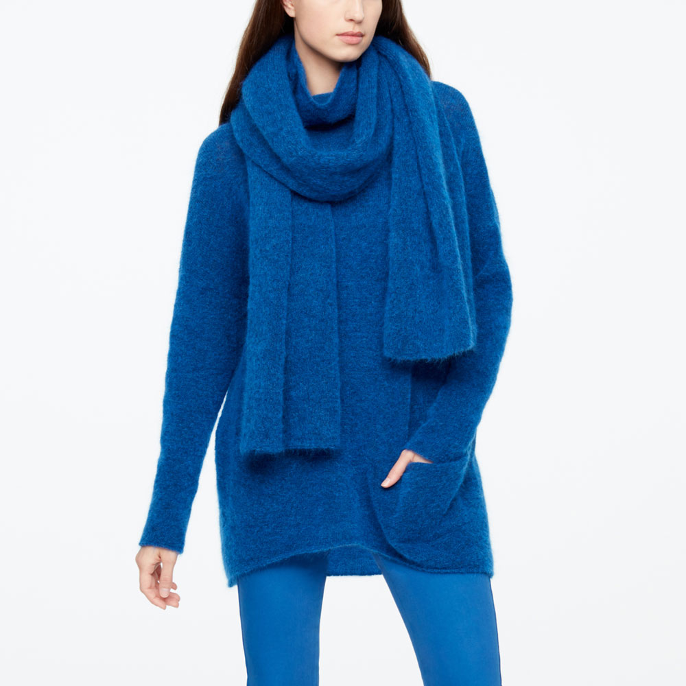 Sarah Pacini ÉCHARPE - MOHAIR-MÉRINO De face