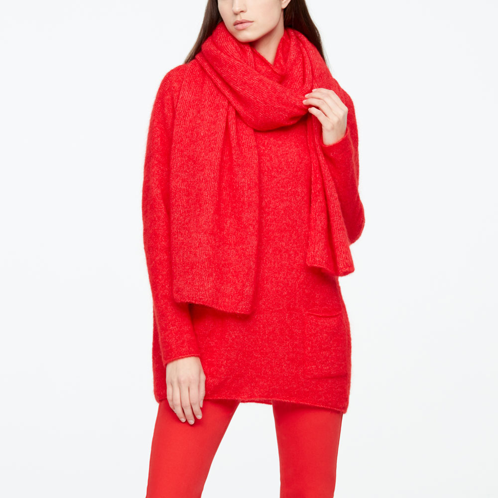 Sarah Pacini ÉCHARPE - MOHAIR-MÉRINO De face