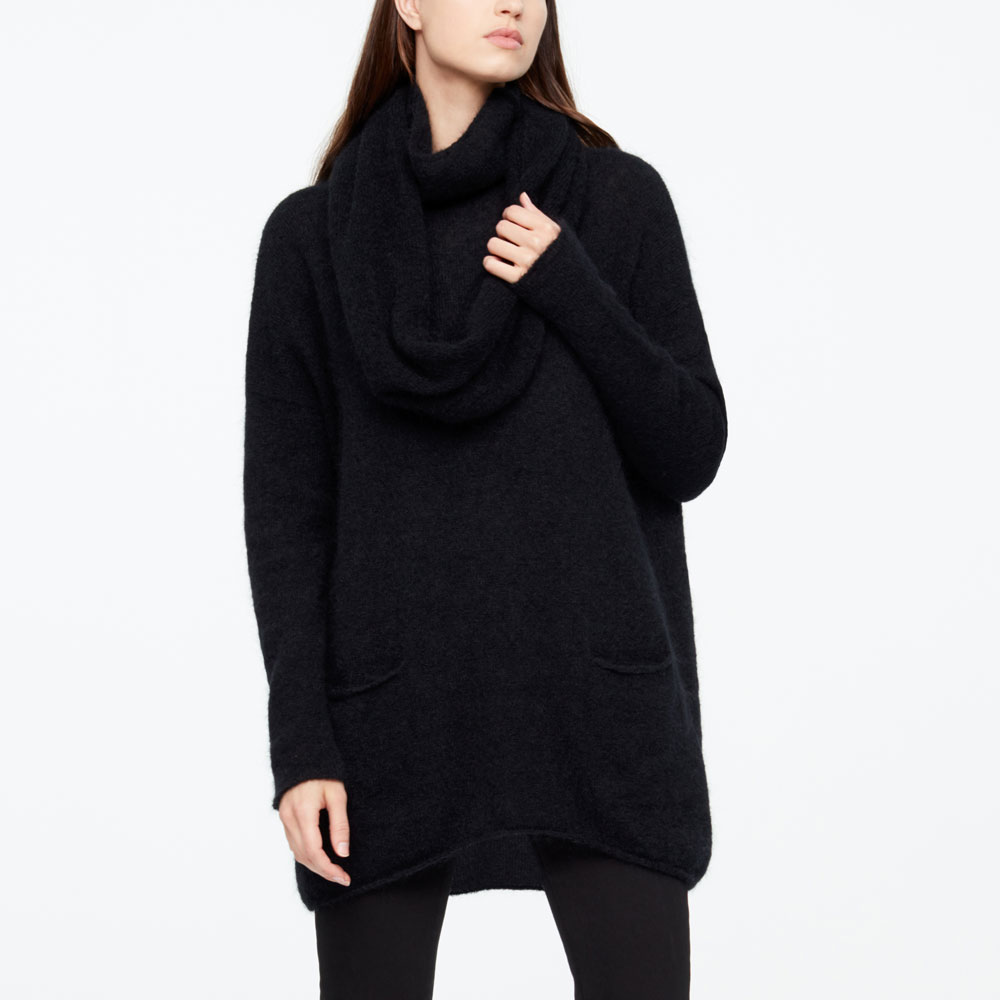 Sarah Pacini COL AMPLE - MOHAIR-MÉRINO De face