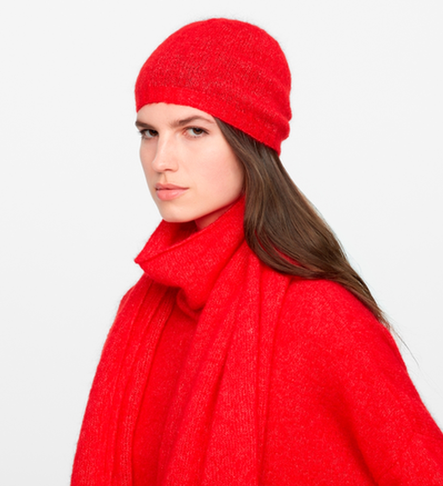 Sarah Pacini MOHAIR-MERINO-MÜTZE Vorne