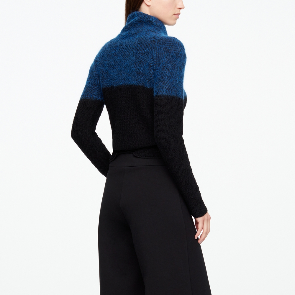 Sarah Pacini PULL COURT - CHEVRONS Derrière