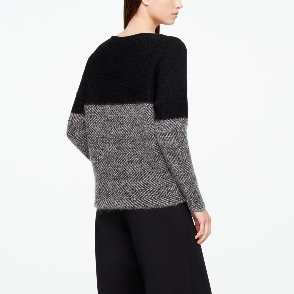 Sarah Pacini PULL LONG - CHEVRONS Derrière