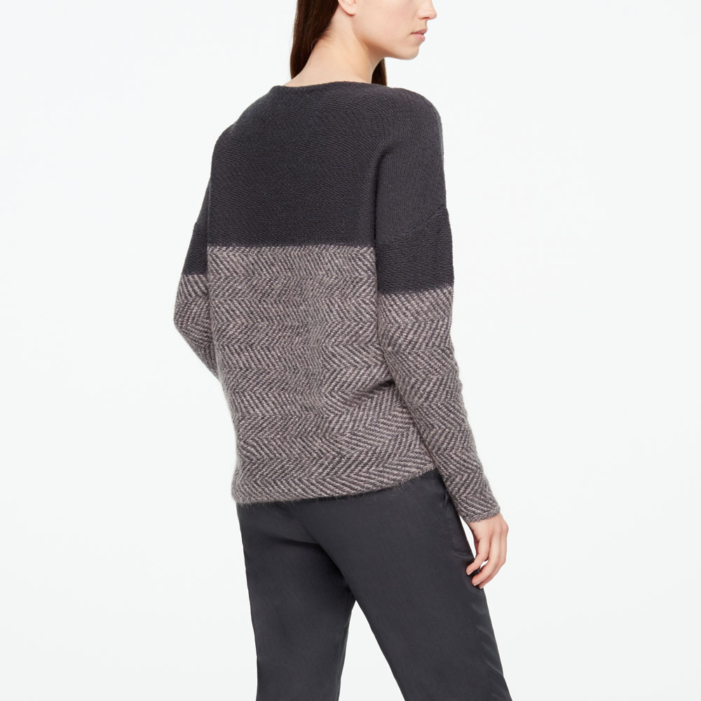 Sarah Pacini PULL LONG - CHEVRONS Derrière