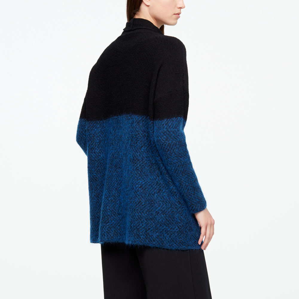 Sarah Pacini LONG CARDIGAN - CHEVRONS Derrière