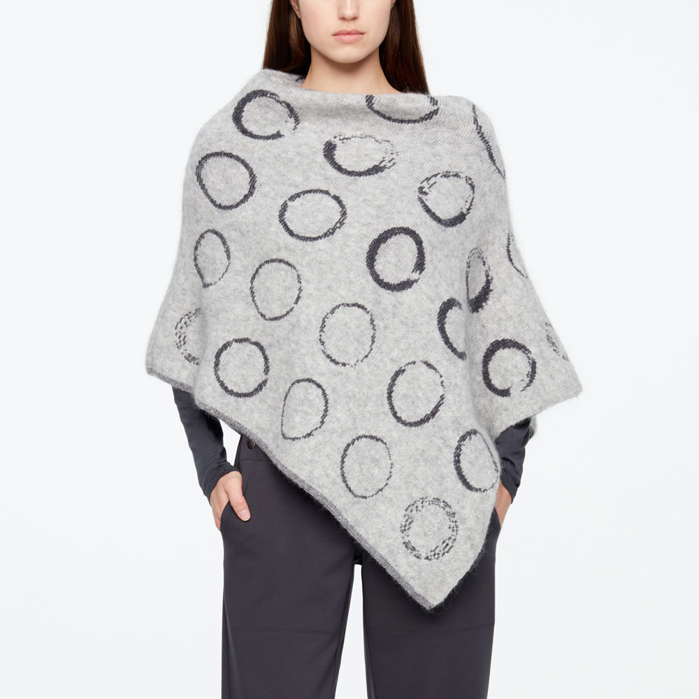 Sarah Pacini PONCHO - CIRKELMOTIEF Voorzijde