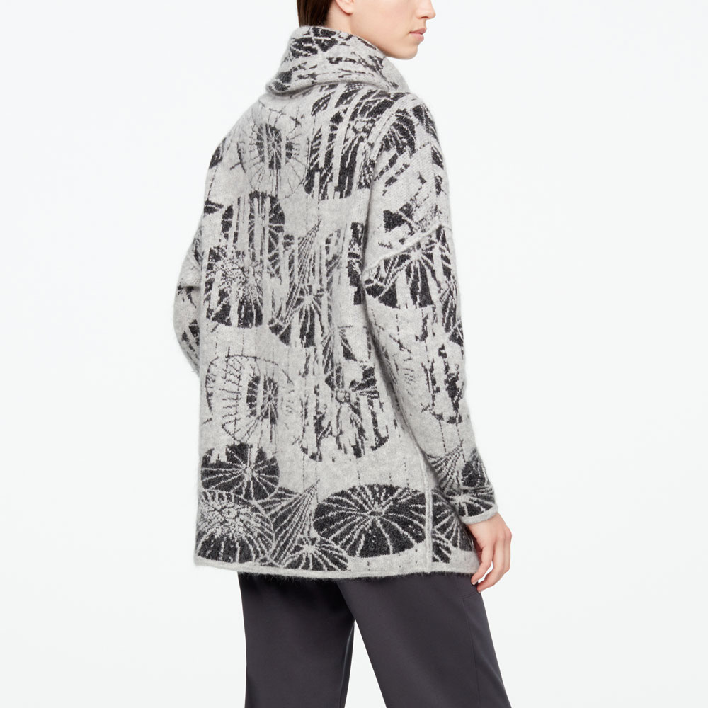 Sarah Pacini LONG CARDIGAN - OMBRELLES Derrière