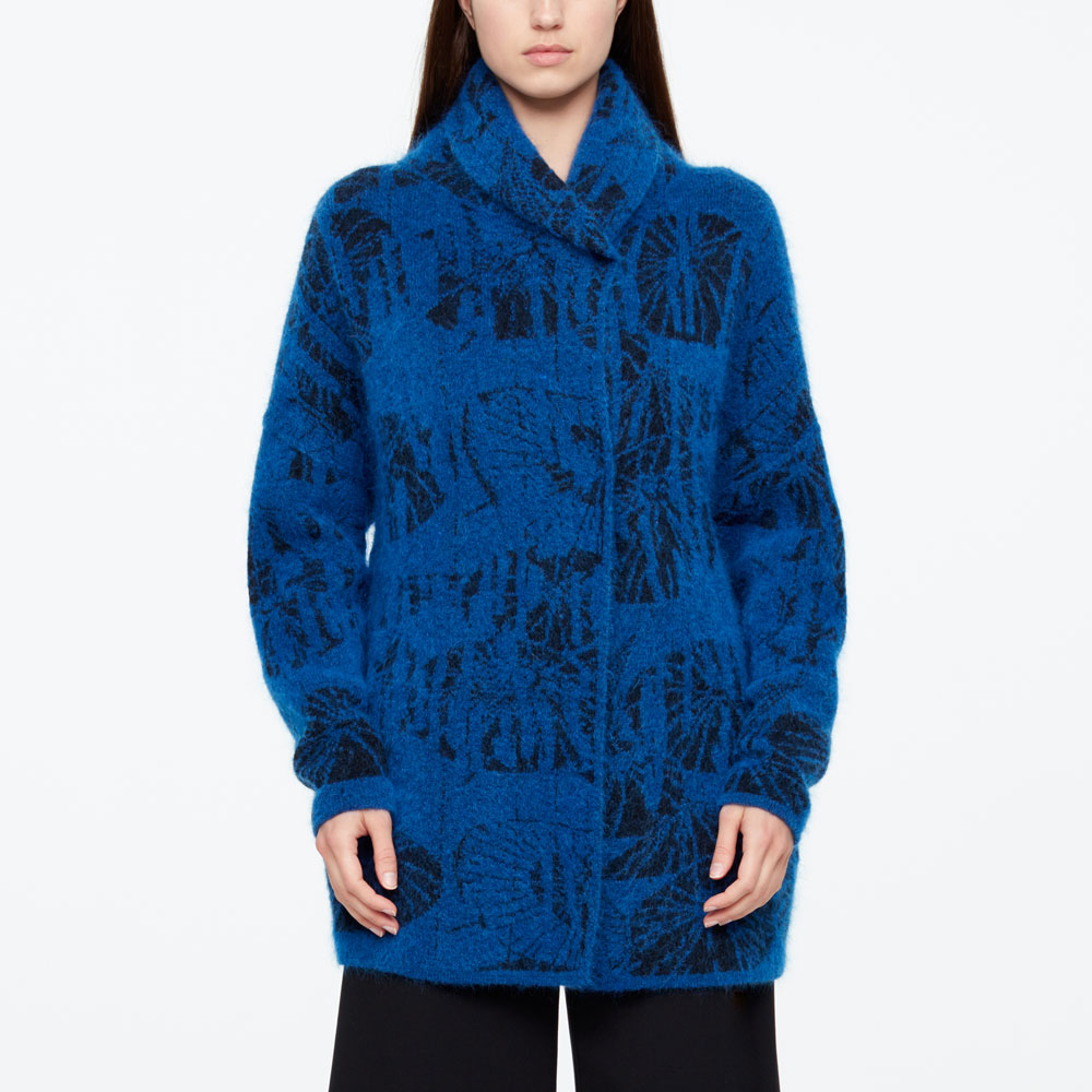 Sarah Pacini LONG CARDIGAN - OMBRELLES De face