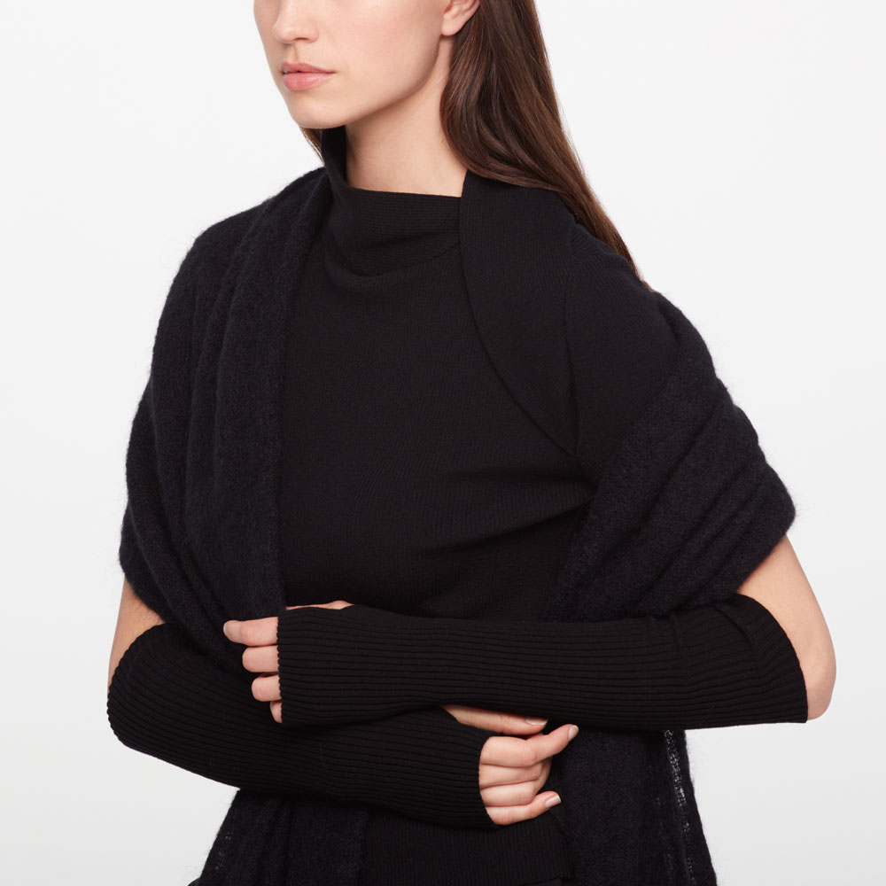 Sarah Pacini GERIPPTER HANDSCHUH Vorne