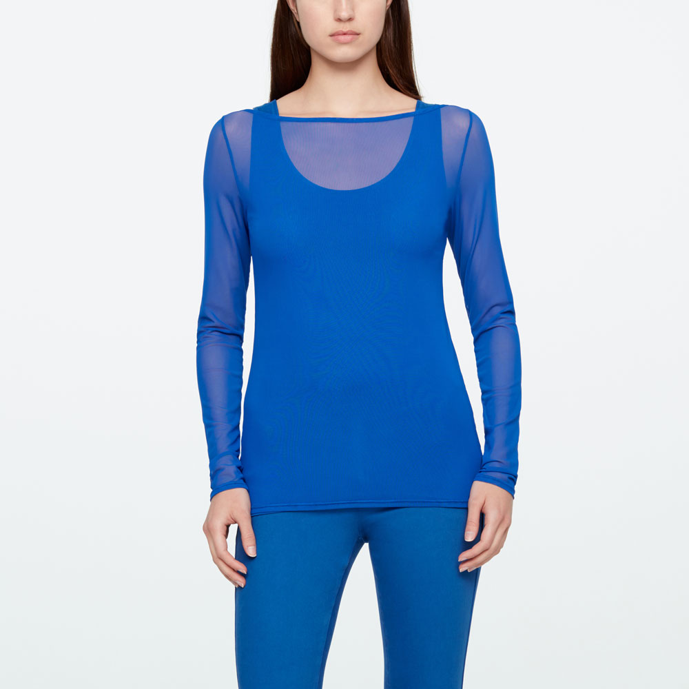 Sarah Pacini TOP TRANSLUCIDE - KHALIYA De face
