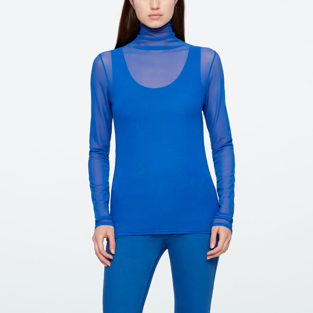 Sarah Pacini TOP TRANSLUCIDE - YASMINE De face