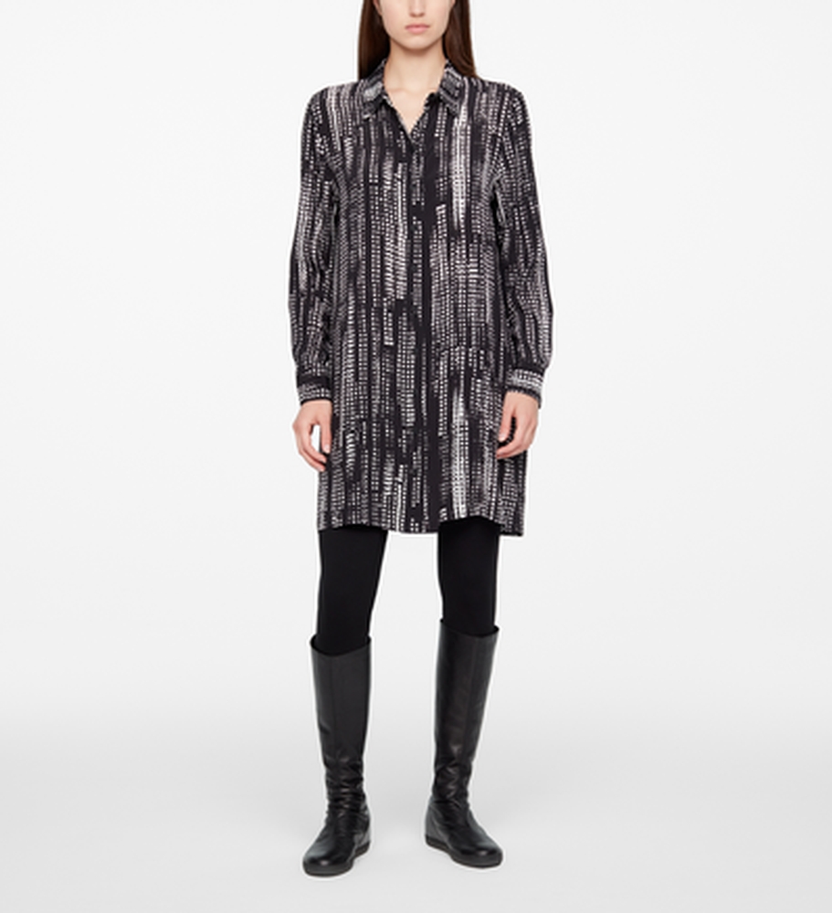 Sarah Pacini ROBE - LUMIÈRES DE VILLE De face