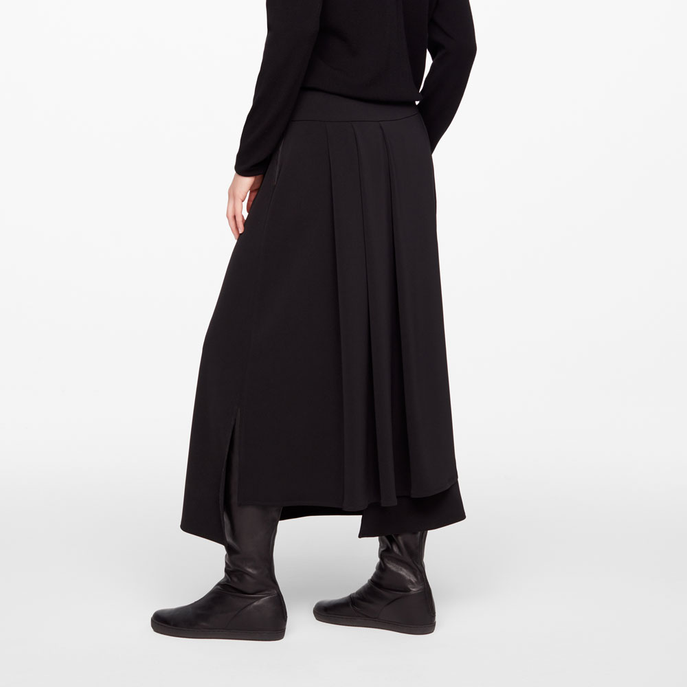 Sarah Pacini JUPE ÉVASÉE - CRÊPE Derrière