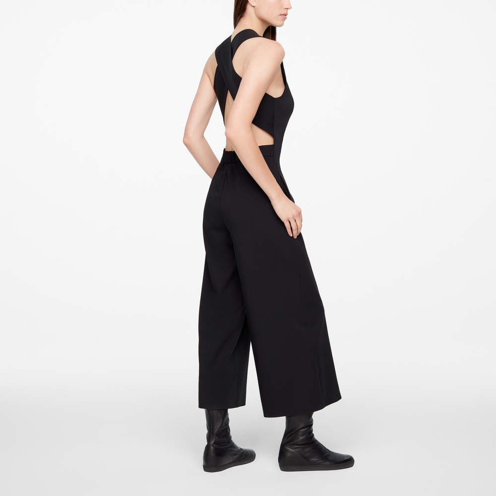 Sarah Pacini COMBI-PANTALON - GABARDINE Derrière