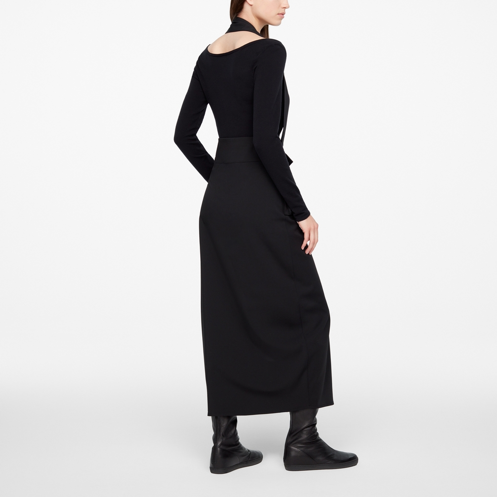 Sarah Pacini JUPE GABARDINE - POCHE DÉTACHABLE Derrière