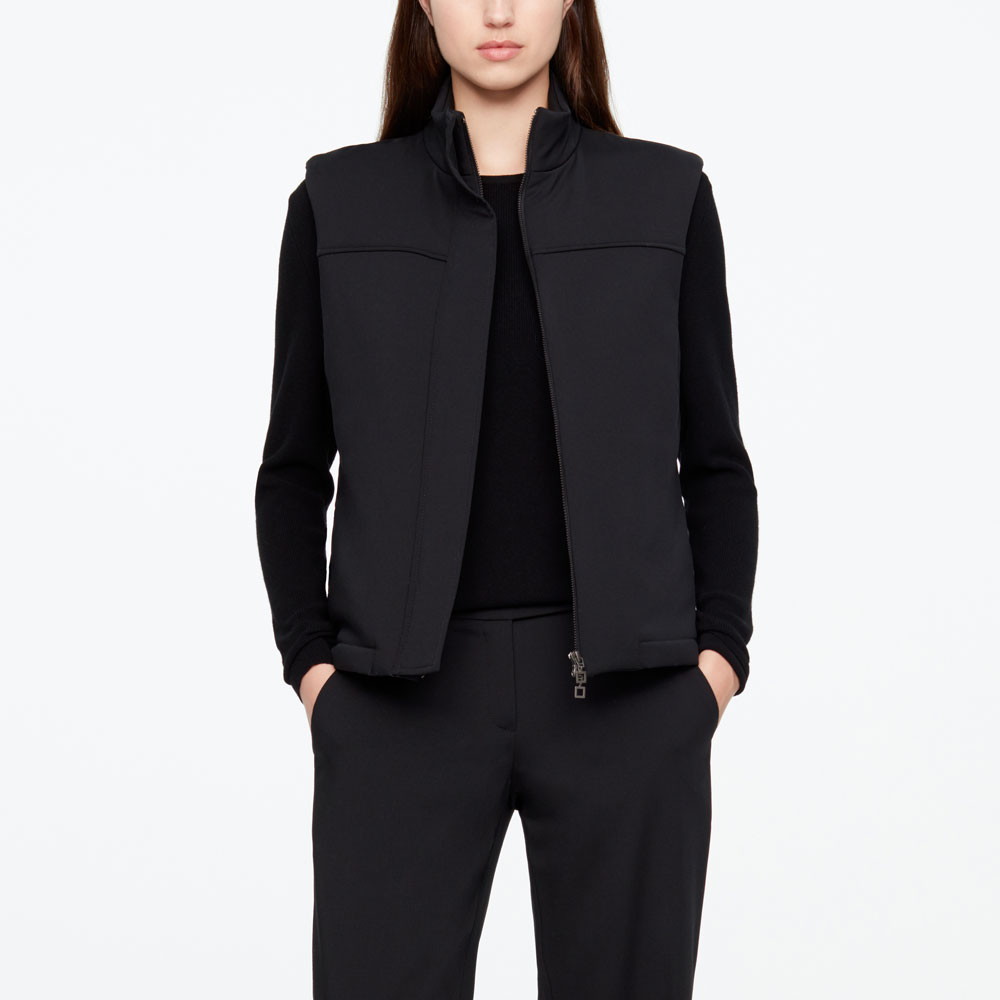 Sarah Pacini VESTE EN LAINE MOLLETONNÉE De face
